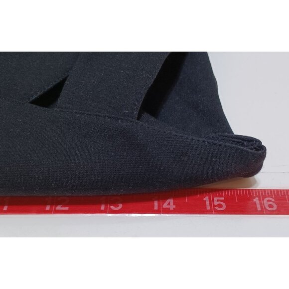 Akris Punto Cutout Top Size 6 Black Sleeveless Zip Back Minimalist Quiet Luxury - Picture 5 of 5